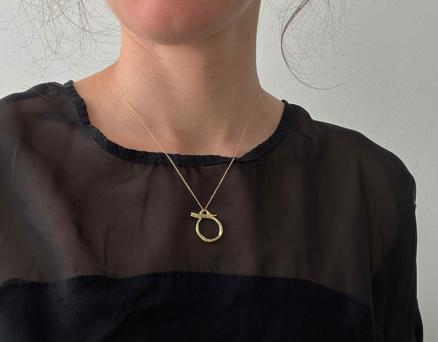 Gold Ouroboros Necklace