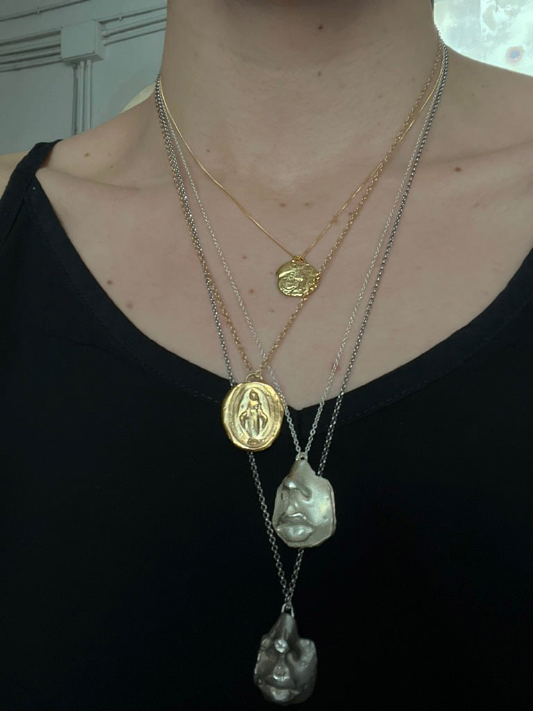 14K Gold Apparition Pendant