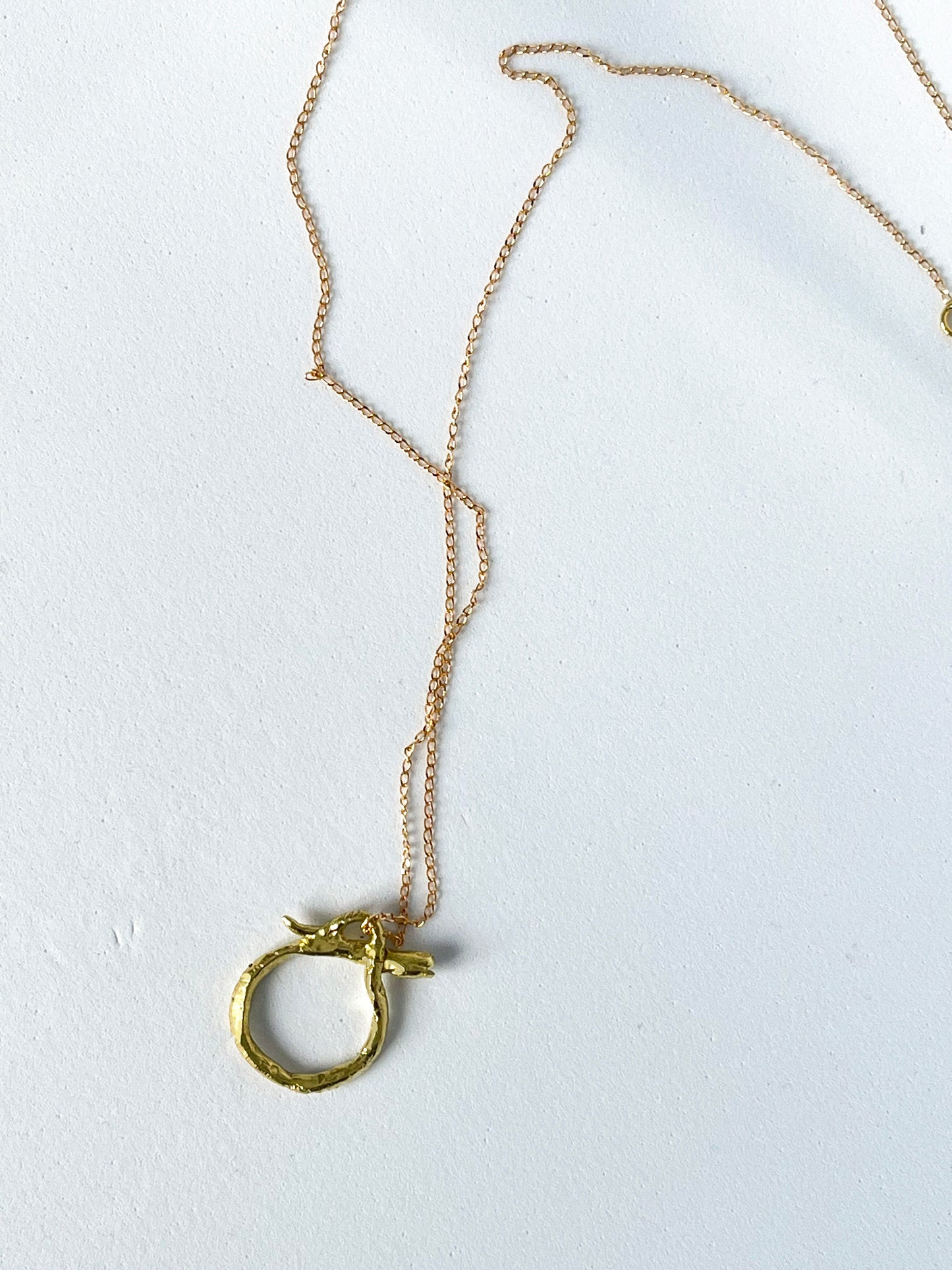 Gold Ouroboros Necklace