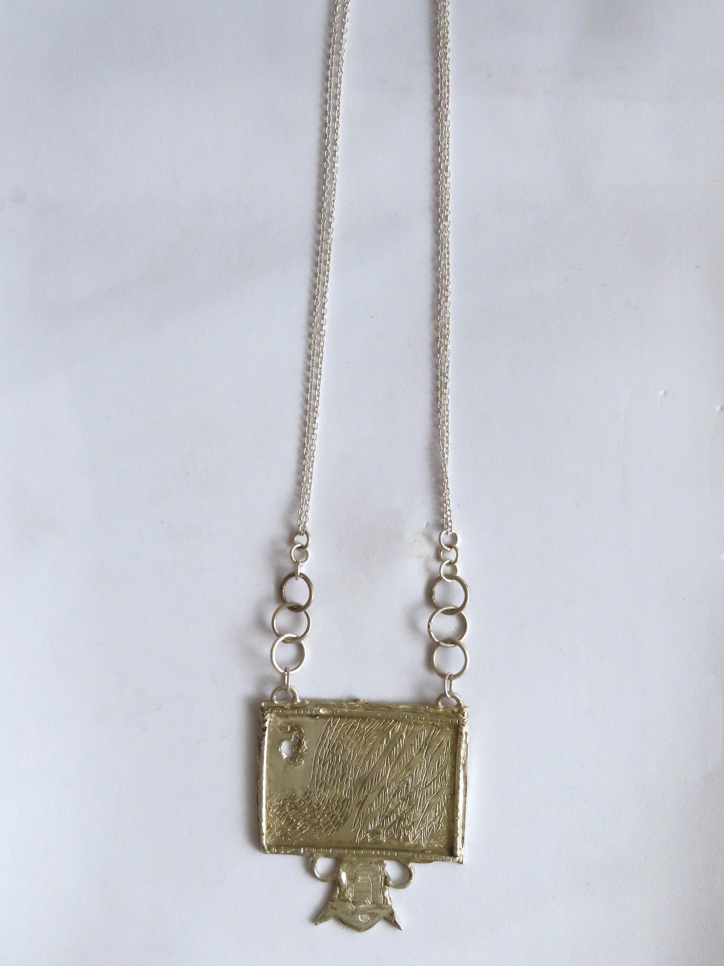 Feathers and Scales Pendant