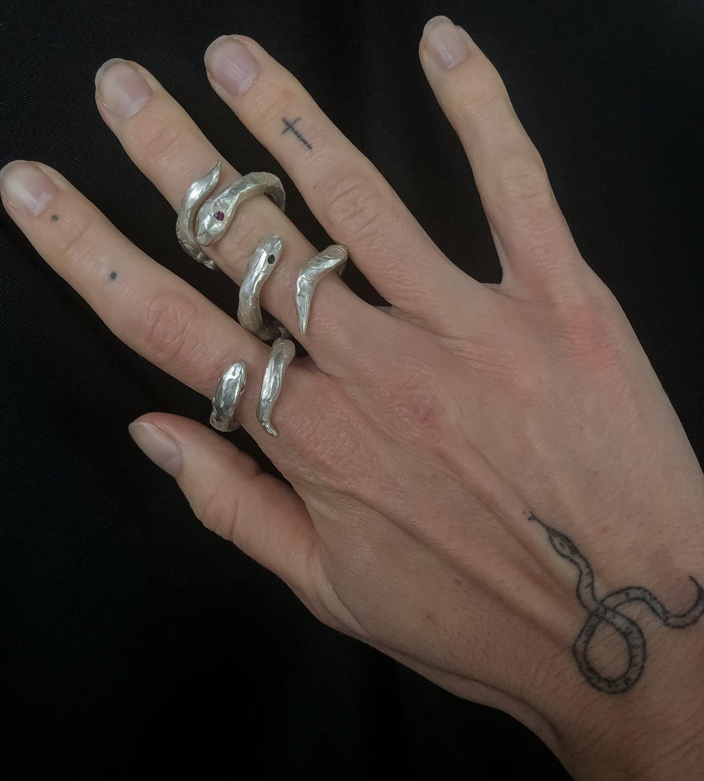 Coiling Snake Ring