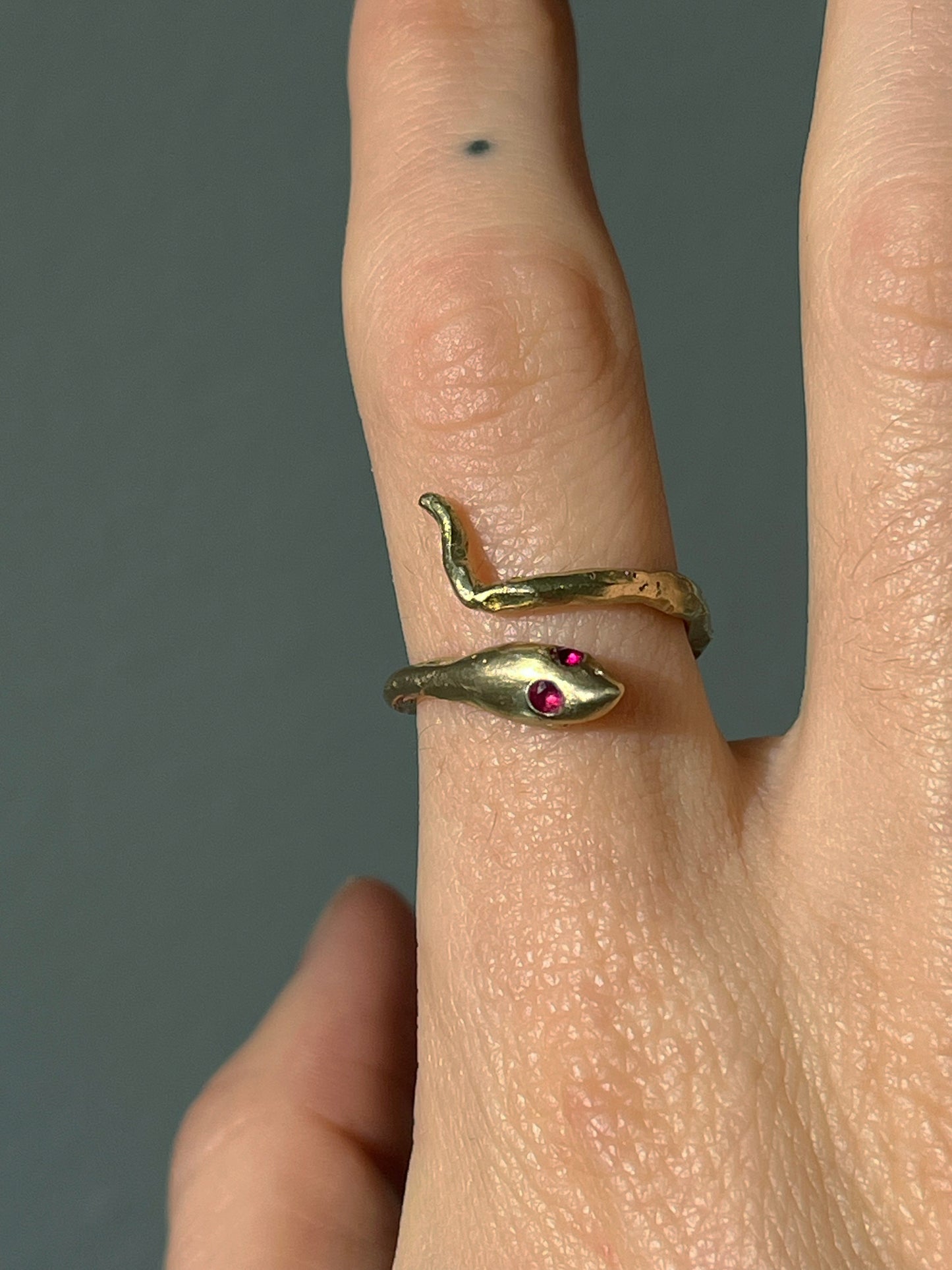 Gold Coiling Snake