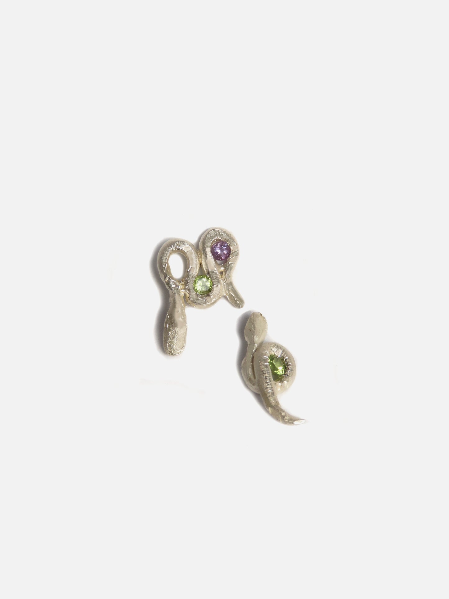 Cherubim Snake Earrings
