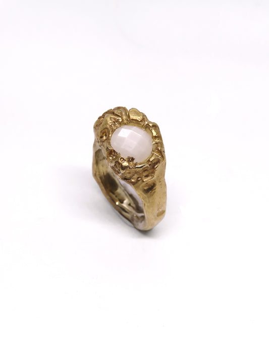 Pearl Divers Moonstone Ring