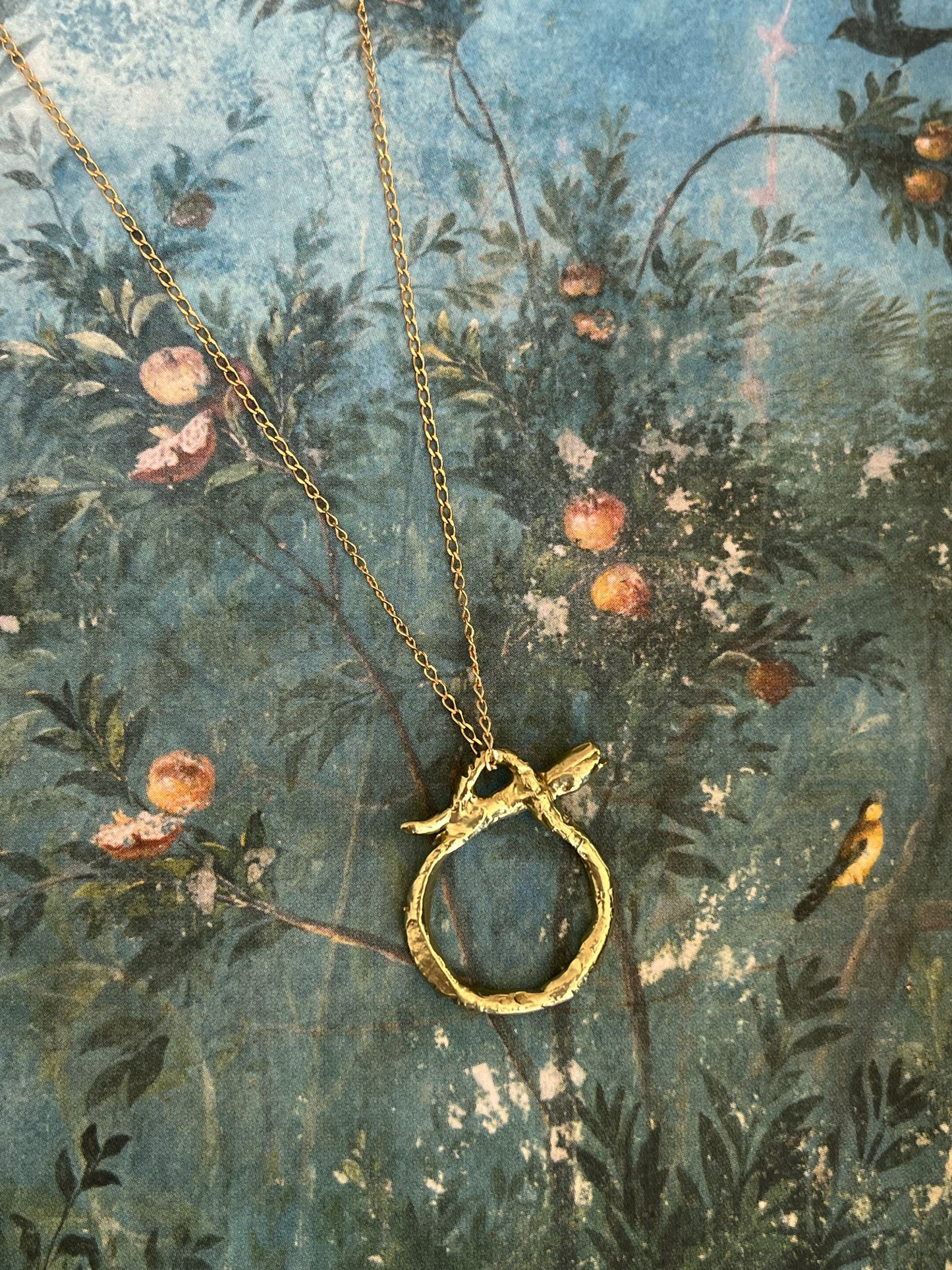 Gold Ouroboros Necklace