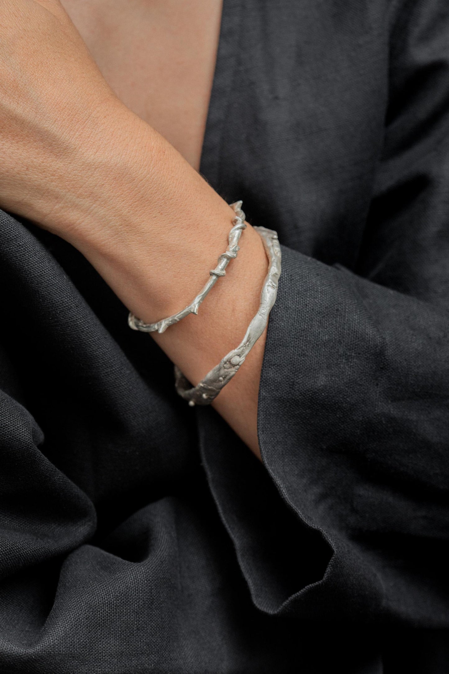 Delicate Thorn Bangle